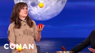 Elliot Page Has Mad Juggling Skillz | CONAN on TBS