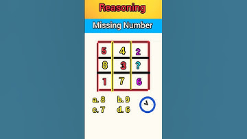 Reasoning missing number | Reasoning Quiz😚 | Number missing #shorts #youtubeshorts #viral