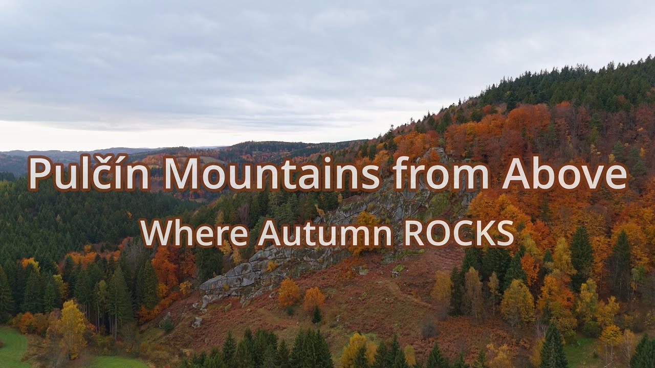 Pulčín Mountains | Relaxing 4K Ambient Drone Journey Through Autumn Colors