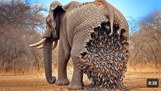 Animal Rescue Story: Saving an Elephant Covered in Millions of bees | Wild life Rescue