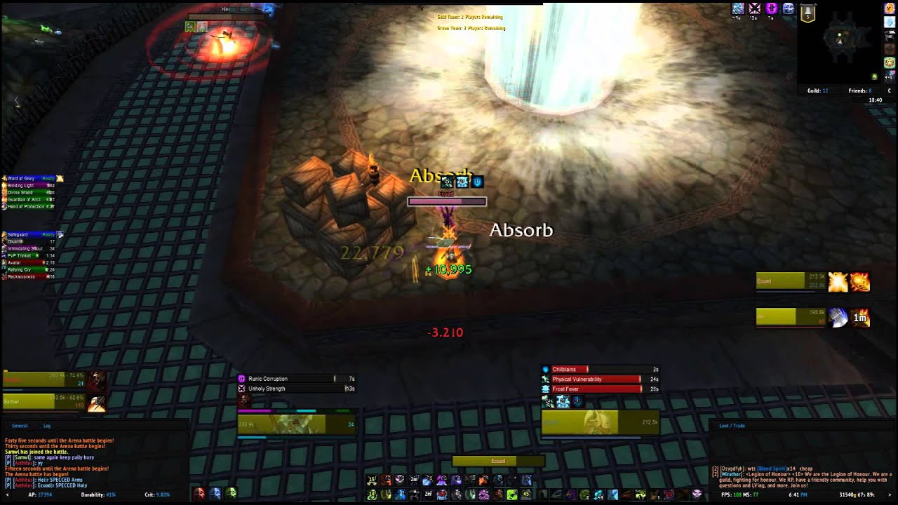 ★ WoW Death Knight PvP | Arthêus Bg´s, Arena 2v2