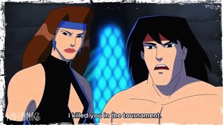 : Kitana and Liu Kang (Mortal Kombat: Annihilation / Mortal Kombat: Defenders of the Realm)