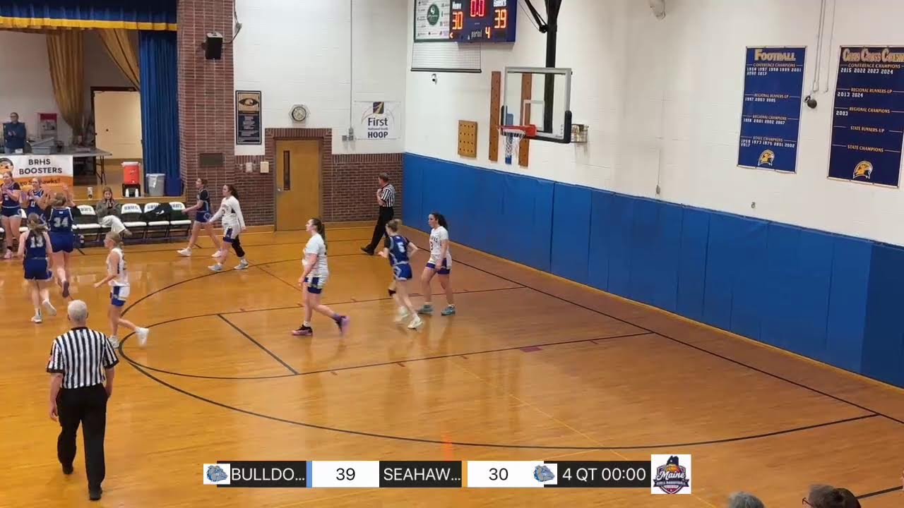 MADISON VS BOOTHBAY. GBB
BULLDOGS VS  SEAHAWKS