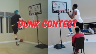 I DUNKED OVER HIS HEAD! MOST INSANE INDOOR DUNK CONTEST EVER! Ft. JesserTheLazer & TDPresents