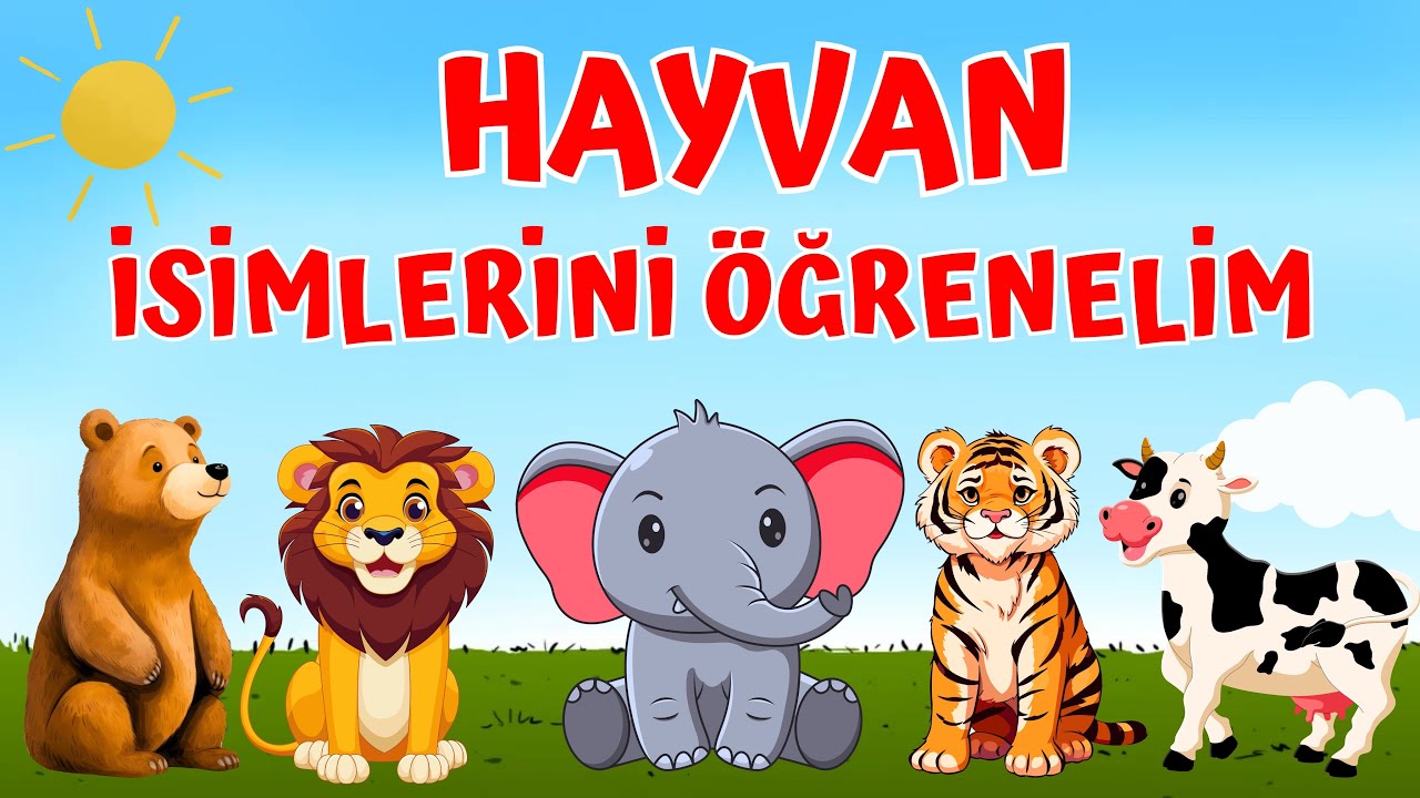 Çocuklar için eğitici kanal | Harfler🅰️ Sayılar 🔢 Renkler 🎈 ve Hayvanlar 🌟