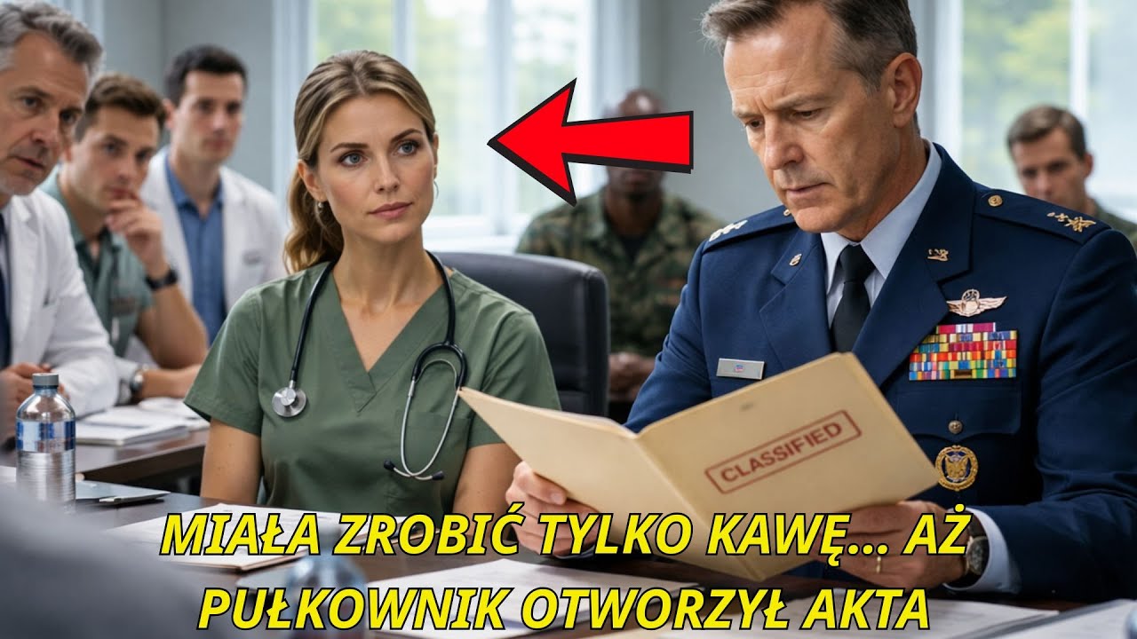 Kazali jej zrobić kawę — a potem pułkownik zamroził całą salę