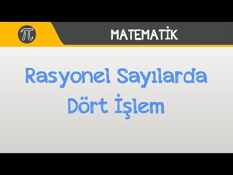 Rasyonel Sayılarda Dört İşlem