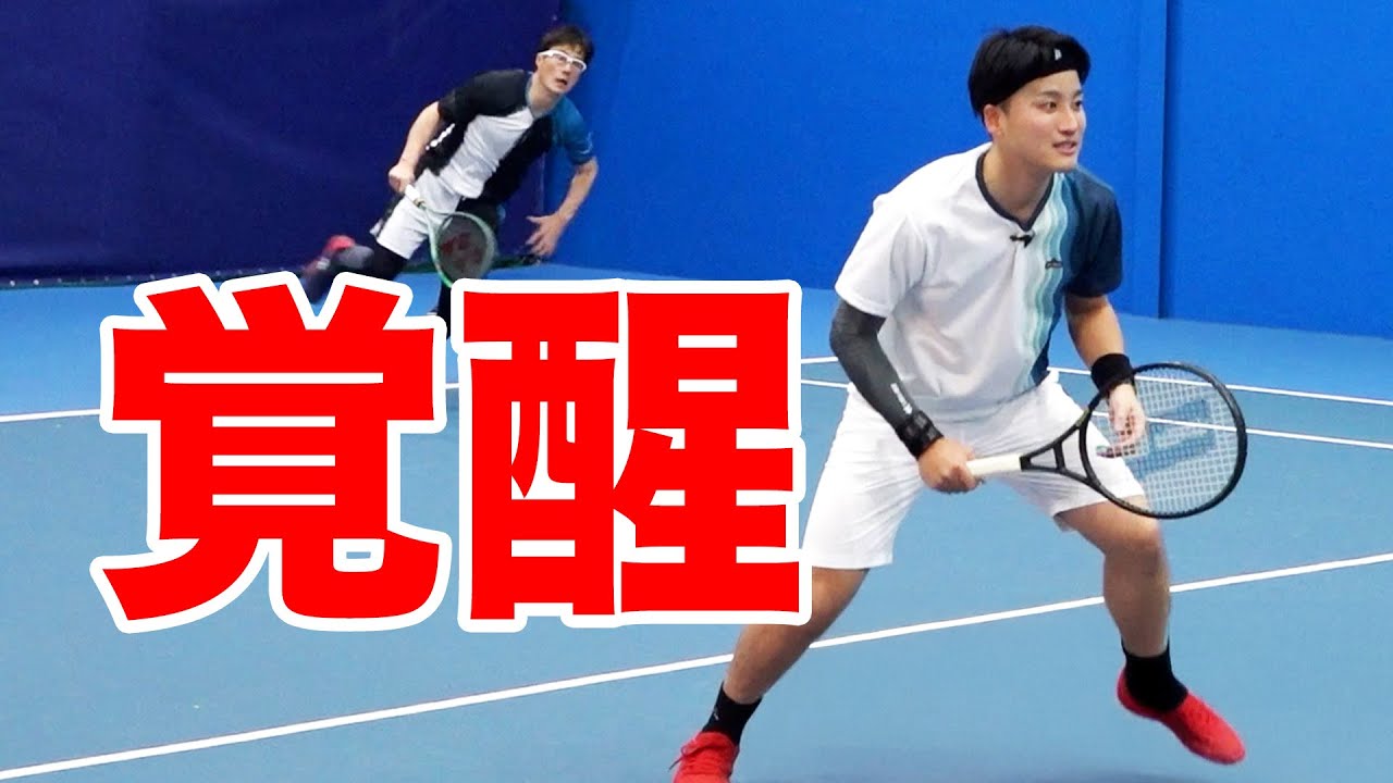 【中級一般プレーヤーの覚醒】最高の環境でテニスし続ける男が遂に進化？最強パートナーと共にアマチュア日本1位へ挑戦【松井俊英&サクP vs向 和彦&山岸徹郎】