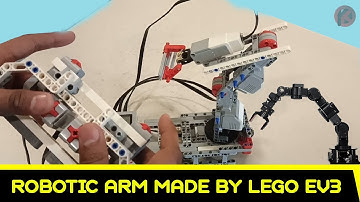 Robot Arm Made With Lego EV3 | 4-axis Mini-industrial | EV3 Tutorial | English