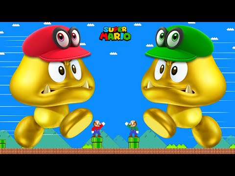 Mario vs. Luigi's Mega Goombas Gold Calamity | Game Animation
