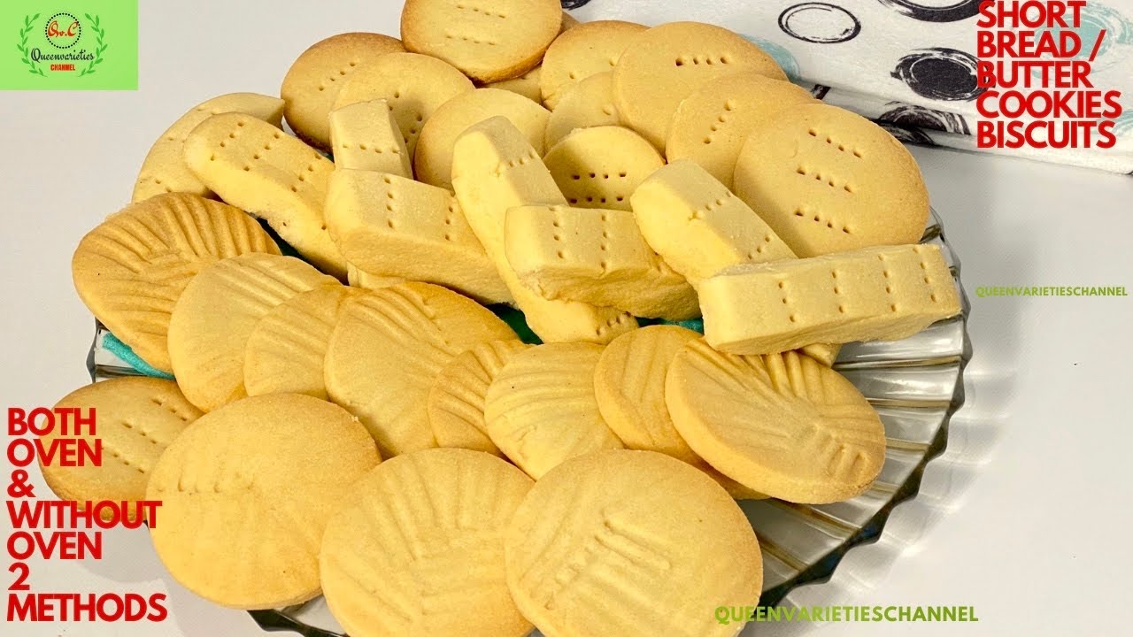 SIMPLE BISCUITS RECIPE - 277 INGREDIENTS (27 STYLES)/ NO OVEN & WITH OVEN  BAKED HOMEMADE BUTTER COOKIES