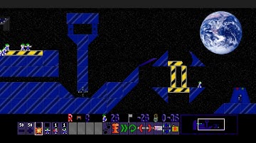 Lemmings Plus Omega II [Spiky 02]: The Space Bar