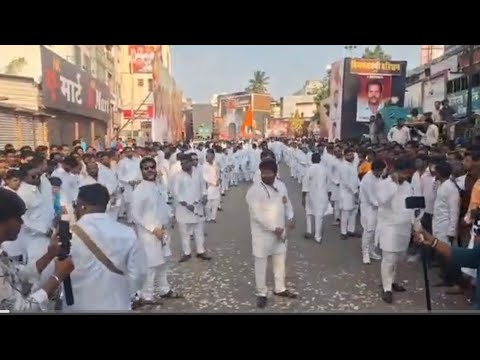 🔥अमोल बापू शिंदे 🔥आणि 🔥चेतन भाऊ नरोटे  🔥 यांच्या एकत्रित लेझीम डाव! नवरात्रीचा उत्साह २०२६
