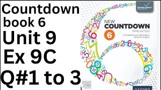 Oxford Countdown Book 6 - Ex 9C Q#1 to 3 Step by Step  Solution @ytacademy198