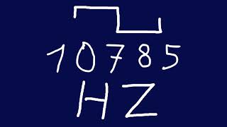 10785 hz square