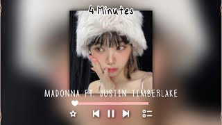 4 minutes-madonna ft. justin timberlake & timbaland (sped up +reverb)