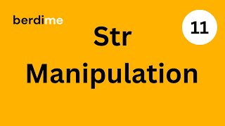 Python | Str manipulation part-III