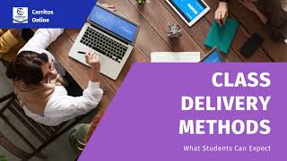 Class Delivery Methods Overview for Students