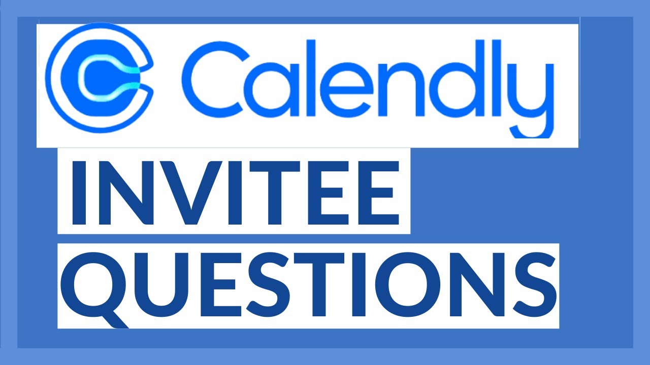 Add Questions To Calendly Booking Form YouTube Add Questions To Calendly Booking Form YouTube