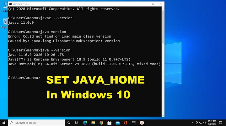 Set JAVA_HOME Environment Variable | JAVA HOME | For JDK 11 Or Later in Windows 10 | #JAVA HOME