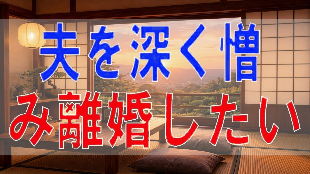 【テレフォン人生相談】夫への強い憎しみ…離婚を望む59歳妻の覚悟と再出発