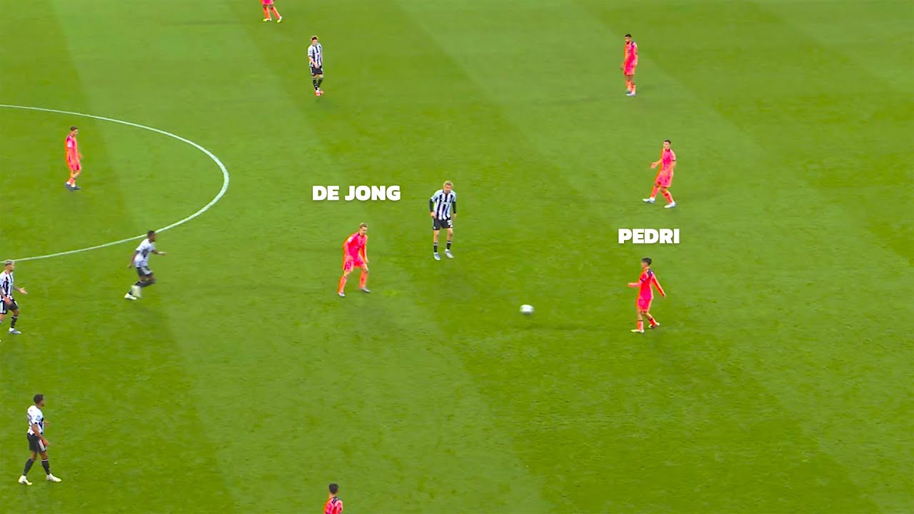 De jong , Pedri , Rashford Masterclass vs Newcastle United