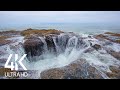 Water Splashes - Ocean Waves Crashing on Rocks - 8 HOURS Calming Ocean Sounds