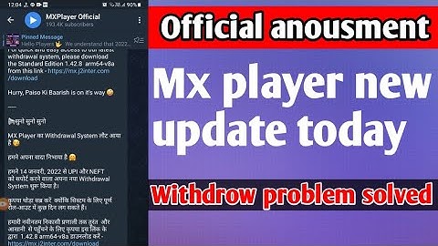 Mx player Withdrow problem solved today new update mx player auto score hack swing robber game