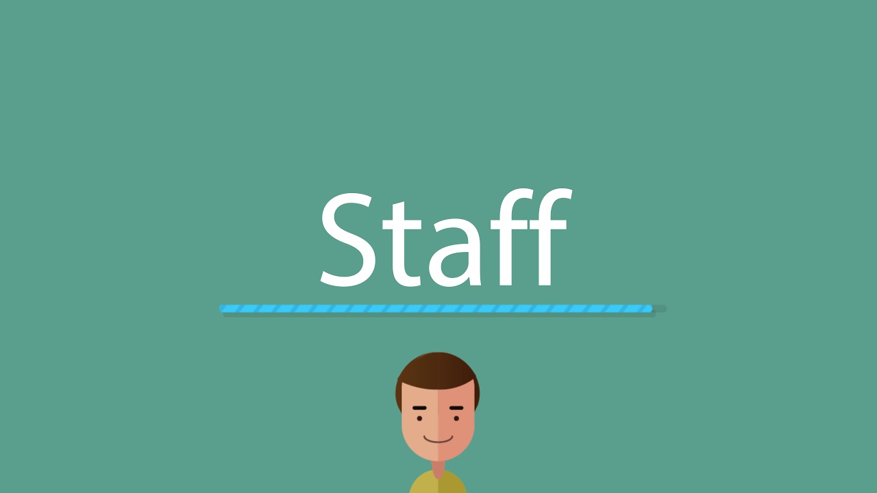 How to pronounce Staff