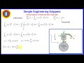 Conservation of Momentum   Forces on Relief Valve