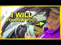Roadside Stalker Confrontation: Undercover Police Car to the Rescue