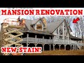 RENOVATING AN ABANDONED LOG CABIN MANSION PART 3 (HUGE CHANGE)