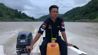 Kaladan river speed board