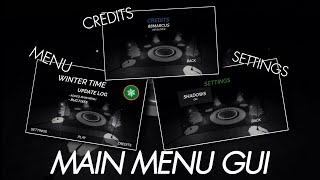 Main Menu GUI [ROBLOX STUDIO SHOWCASE]