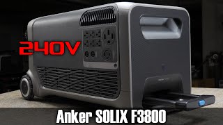 Power your House in a Blackout with The Anker SOLIX F3800! It does 240V!!!