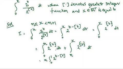 Definite integration step function