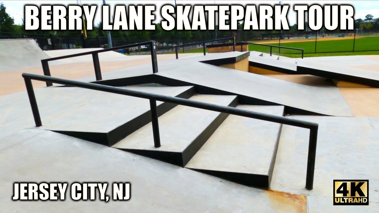 Berry Lane Skatepark Tour Jersey City, NJ YouTube