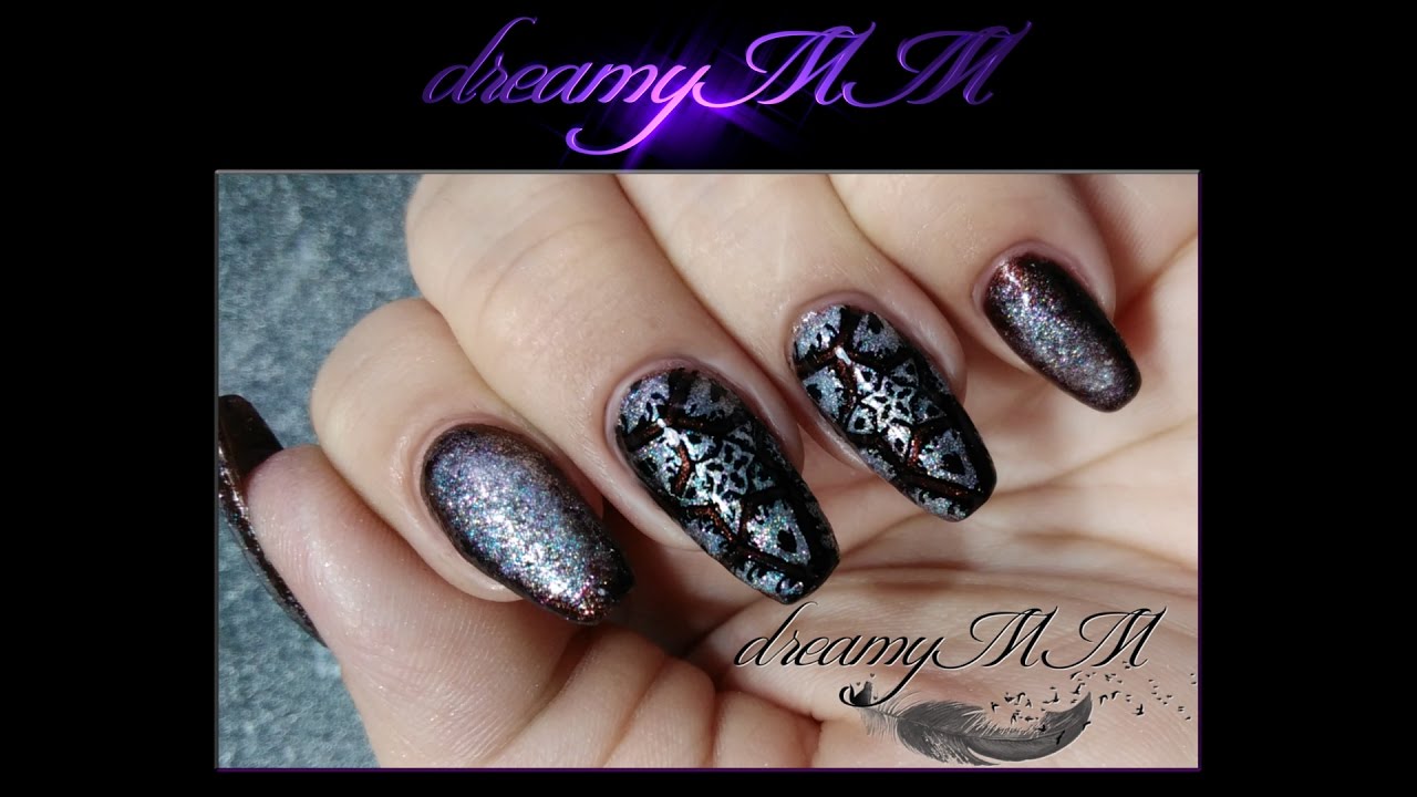 Super Easy Radial Gradient and Starry Nail Art (Advanced Stamping Technique)