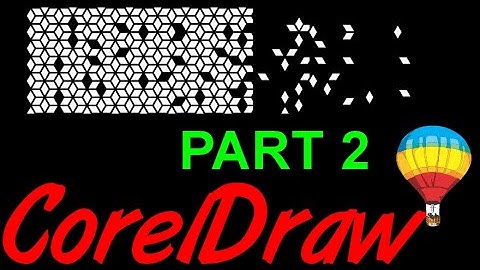 Corel Draw Tips & Tricks 6 SIDED Polygon and make a CUBE and more Part 2