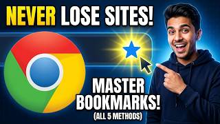 Save Your Favourite Websites In Chrome | 5 Bookmark Methods