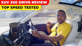 XUV 3XO Drive review | Top speed tested | Not a peppy but well calibrated stability | Birlas Parvai