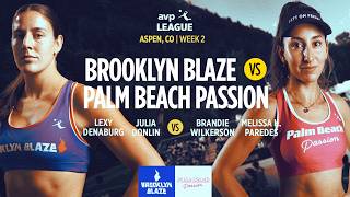 Celebrity AVP LEAGUE WEEK 2 - Aspen, CO | Women Palm Beach Passion v Brooklyn Blaze Wealth