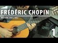 Como tocar NOCTURNE Op.9 No.2 de Chopin - Tutorial Guitarra Clásica + TAB |  PARTE 1