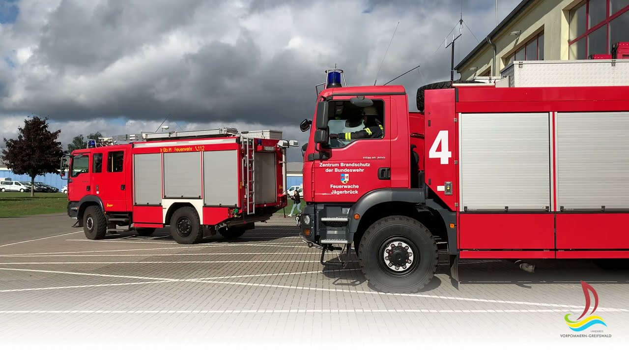 Die Bundeswehr-Feuerwehr in Jägerbrück