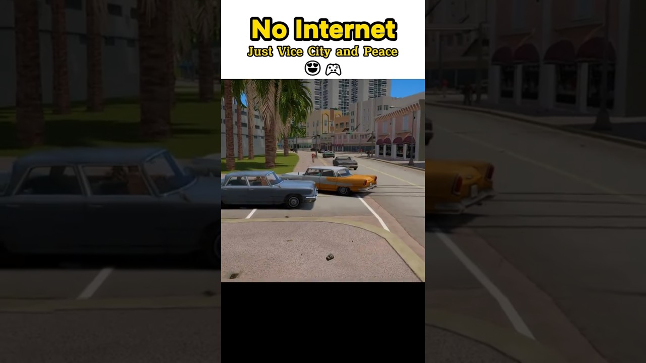 No Internet just gta voic city and peace 