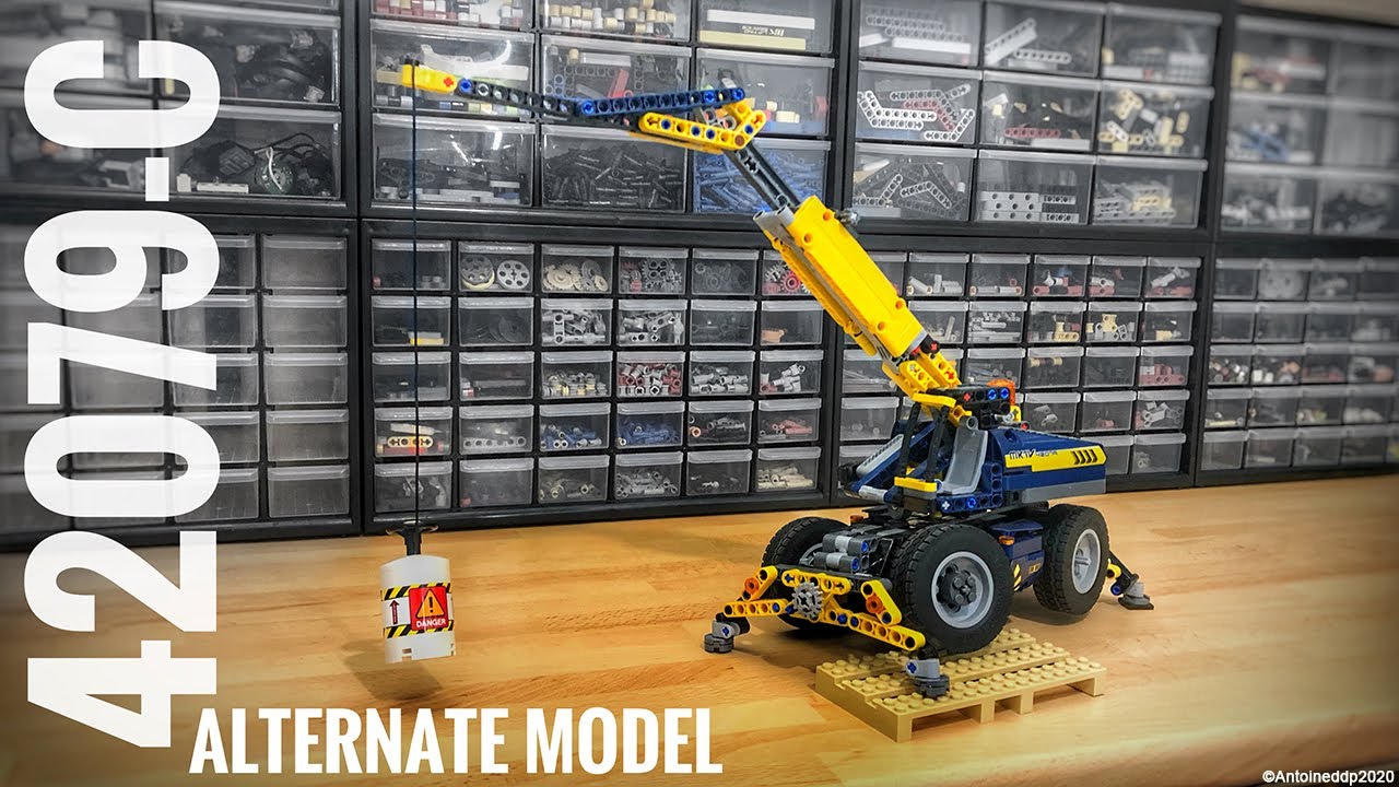 Lego Terrain Crane - 42079 D - YouTube