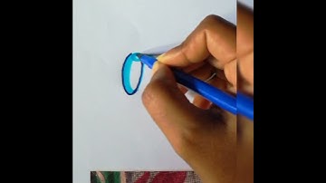How to write calligraphy letter O with highlighter #lettering #art #arttutorial #shorts