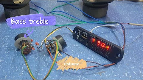 DIY Deep bass and Treble Volume controller-How to make heavy bass and treble for diy amplifier