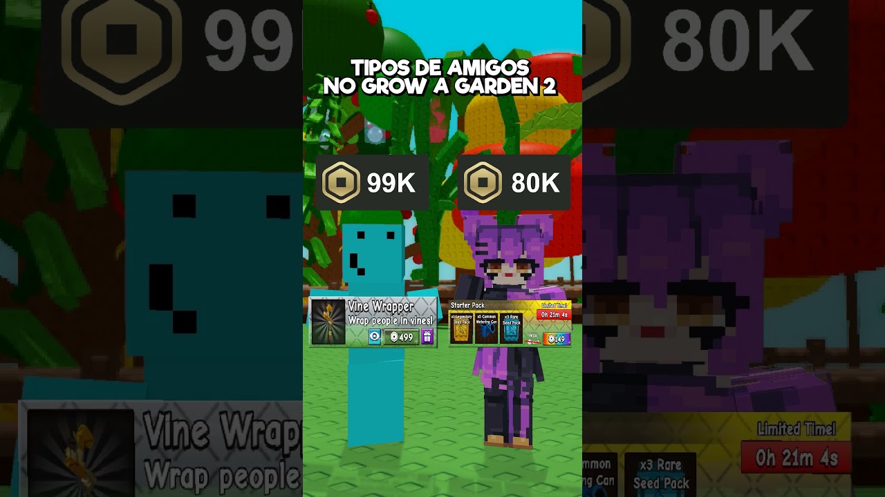 Qual é Você no GROW A GARDEN 2?  💸💸
