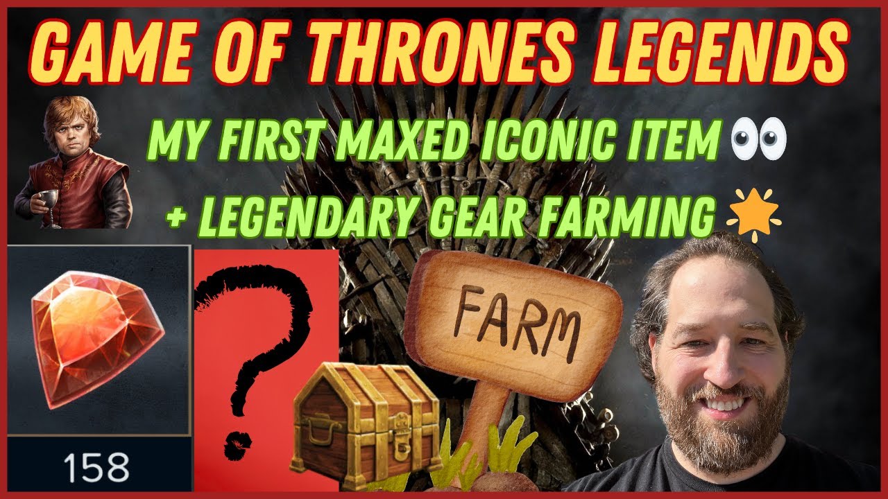 Maxed Out Tools Guide MY FIRST ICONIC ITEM MAXED OUT & LEGENDARY GEAR FARMING 🪔| Game Of ...